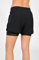 Women's sports shorts with leggings Black - packshot