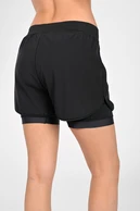 Women's sports shorts with leggings Black - packshot