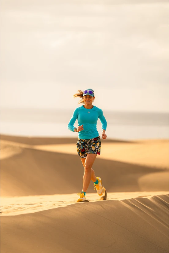 Women's sports shorts with leggings Limone - packshot