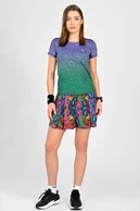 Women's sports shorts with leggings Mosaic Ritmo - packshot