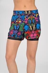 Women's sports shorts with leggings Mosaic Ritmo