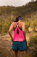 Women's sports shorts with leggings Ornamo Azzurro - packshot
