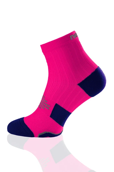 Seamless running socks RMN Neo Pink