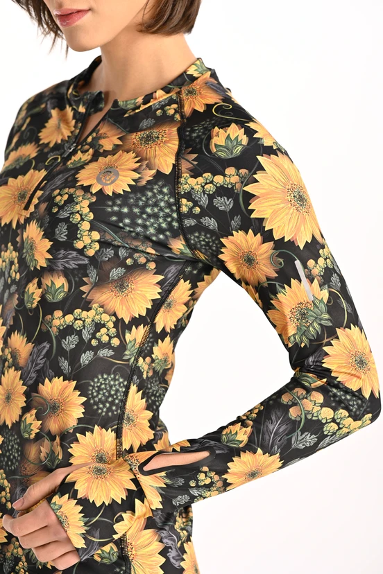Blouse Zip Sunflowers - packshot