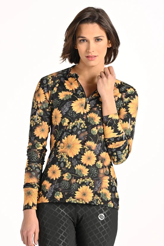 Blouse Zip Sunflowers - packshot