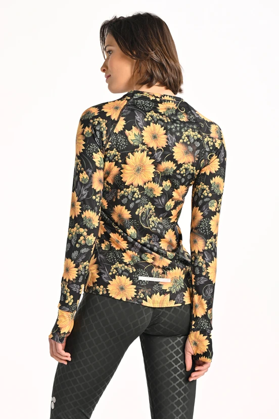 Blouse Zip Sunflowers - packshot