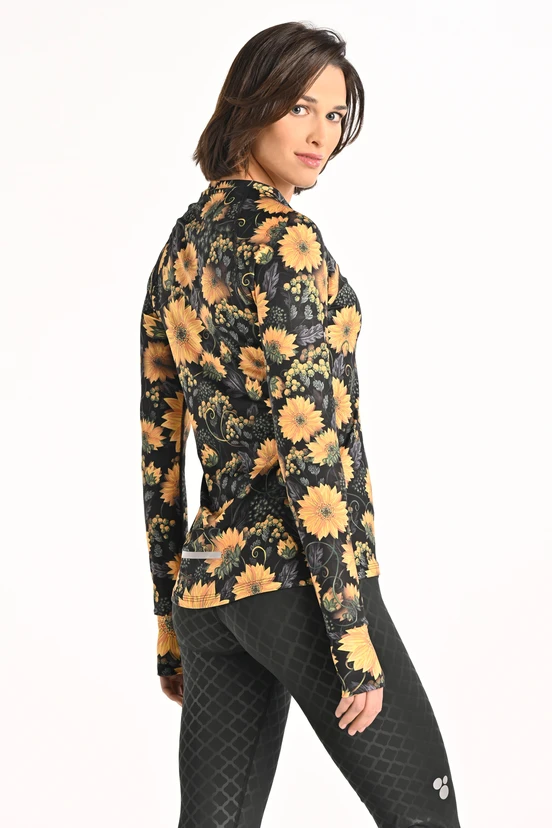 Blouse Zip Sunflowers - packshot