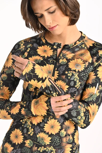 Preorder Bluza Zip Sunflowers