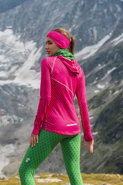 Bluza treningowa z kapturem Galaxy Pink - LBK-9G2