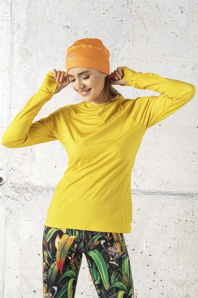 Bluza treningowa z kapturem Yellow Mirage - LBK-11X1 - Sample