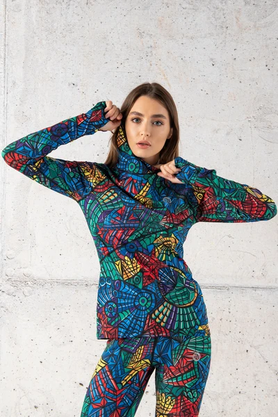 Bluza treningowa z kapturem Mosaic Lumo Limited - LBK-12M4