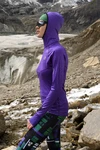 Bluza treningowa z kapturem Shiny 2 Purple - LBK-1260T