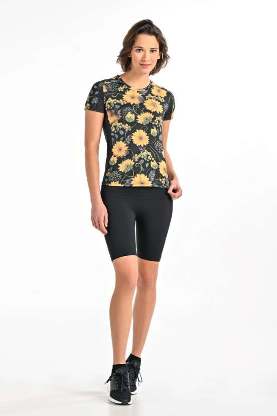 Koszulka sportowa Basic Sunflowers - packshot