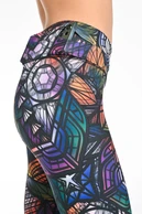 Leggings regular with waistband Pro Mosaic Aurora - packshot