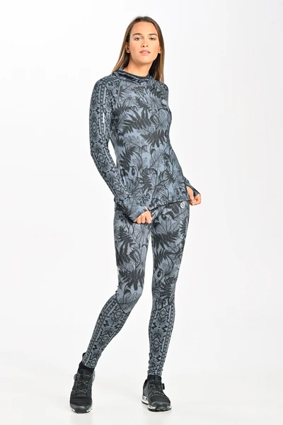 Legginsy regular z pasem Pro Ornamo Grey