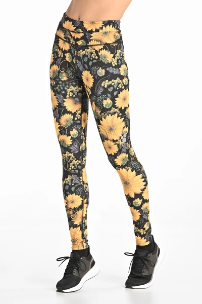 Legginsy regular z pasem Pro Sunflowers