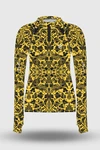 Preorder Blouse Zip Ornamo Yellow
