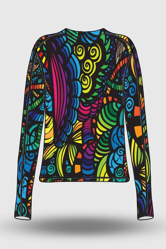 Preorder Bluza Basic Colored Mosaic - packshot