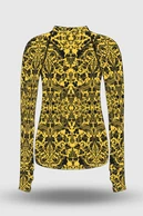 Preorder Bluza Zip Ornamo Yellow - packshot