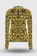 Preorder Bluza Zip Ornamo Yellow - packshot