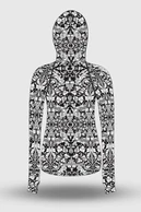 Preorder Bluza z kapturem Ornamo White-Black - packshot