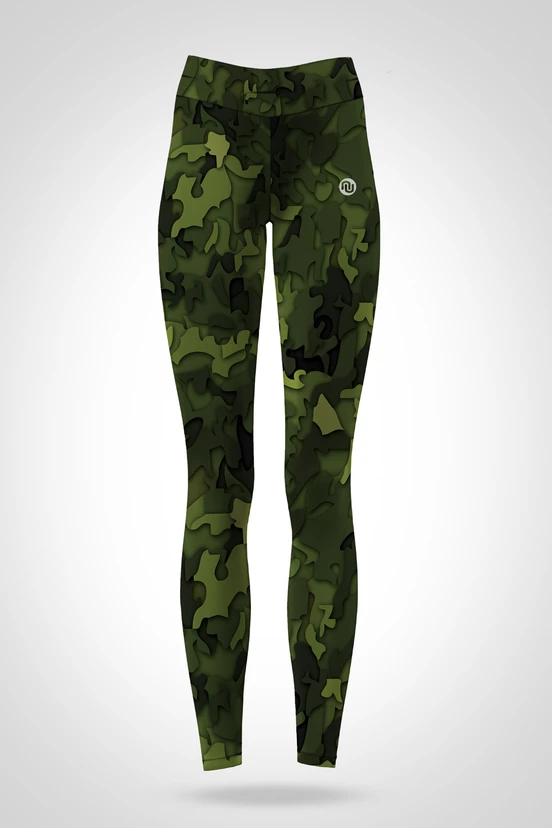 Preorder Leggings regular with waistband Pro Kamo - packshot