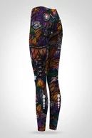 Preorder Leggings regular with waistband Pro Mosaic Aurora - packshot