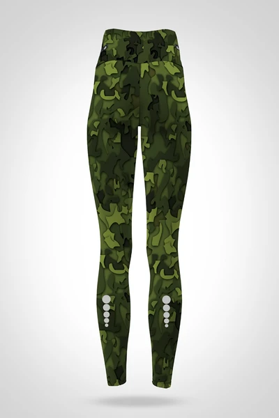 Preorder Legginsy petite z wysokim stanem Camo