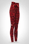 Preorder Legginsy petite z wysokim stanem Ornamo Red-Black