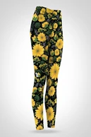 Preorder Legginsy regular z pasem Pro Sunflowers - packshot