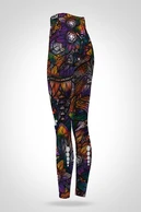 Preorder Legginsy regular z wysokim stanem Mosaic Aurora - packshot