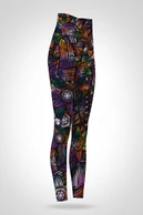 Preorder Legginsy regular z wysokim stanem Mosaic Aurora - packshot