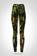 Preorder Running Leggings 7/8 with a belt 4K Ultra HD Corn - packshot