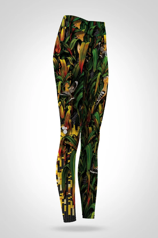 Preorder Running Leggings with a belt 4K Ultra HD Corn - packshot