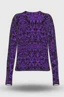 PreorderBlouse Basic Ornamo Purple - packshot