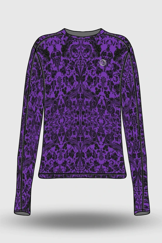 PreorderBlouse Basic Ornamo Purple - packshot