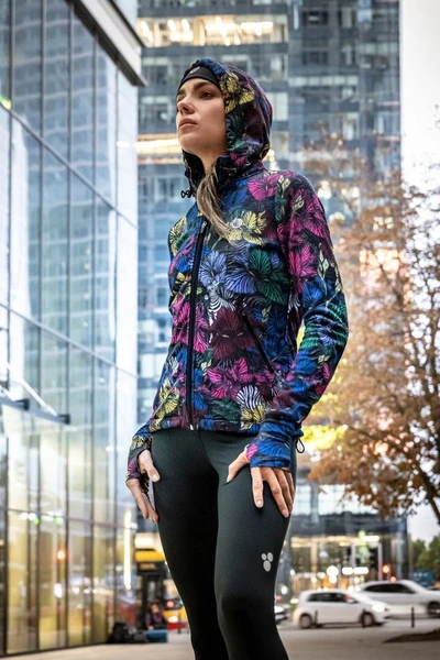 Rozpinana bluza Windblock z kapturem Mosaic Carniva