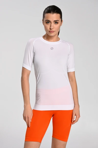 Breathable short sleeve shirt Ultra White