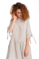 Summer Linen Dress Chica Grey - ILS-80 - packshot