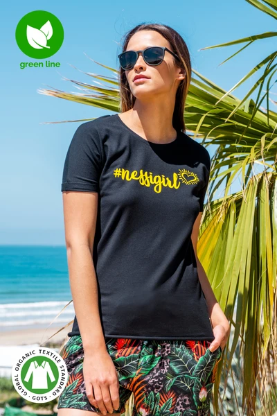 Koszulka #nessigirl Loose Black - ITB-90NG