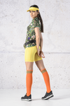 Cotton knee-high socks Indoor H Orange-Green