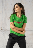 T-shirt Loose Bawełna Eko Green - ITB-40NG - packshot
