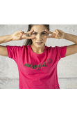 T-shirt Loose Bawełna Eko Pink - ITB-30NG - packshot