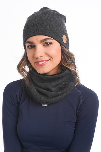 Double-sided snood Black-Grey ISDE-90-99