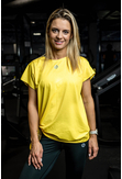 Koszulka Wiązana Fitness Yellow KFW-10 - packshot