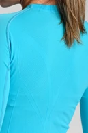Oddychující sportovní dlouhý rukáv Ultra Turquoise - packshot