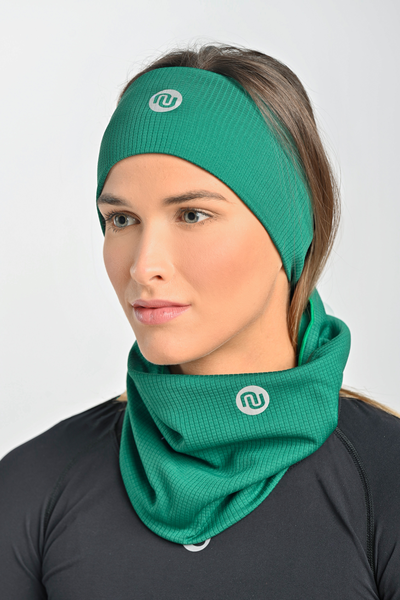 Multifunctional thermoactive snood Green