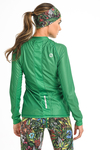 Training sweatshirt Karbon Zip Green Karbon KLC-70
