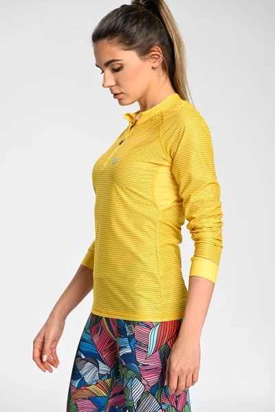 Bluza treningowa Karbon Zip Yellow Karbon KLC-10