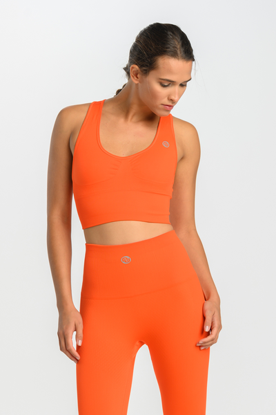 Breathable sports top Ultra Orange